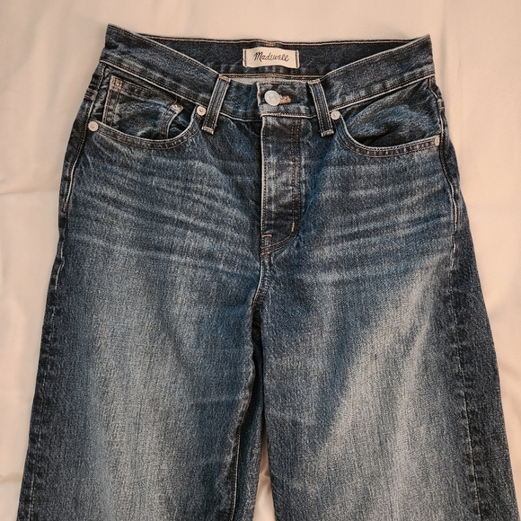 Madewell Low Slung Straight Jeans 23 - Picture 4 of 9